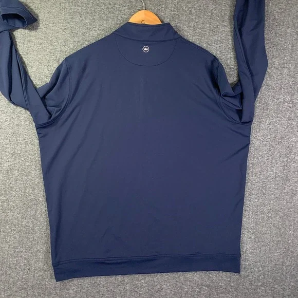 Petet Millar Perth Men 2XL Blue Performance Golf Pullover Stretch Preppy - Picture 7 of 11